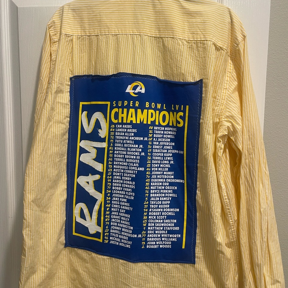 Yellow Rams Super Bowl LVII Champions Shirt